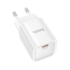 Зарядний пристрій HOCO C148A Charm USB-C PD30W White (6942007630306)