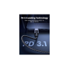 Дата кабель USB-C to USB-C 1.0m 240W 480Mbps black Ugreen (45067)