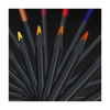 Олівці кольорові Faber-Castell Black Edition colour pencil, тригранні, чорне дерево, 12 кольорів (116412) (31214)