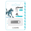 USB флеш накопичувач Wibrand 4GB Puma Silver USB 2.0 (WI2.0/PU4U1S)