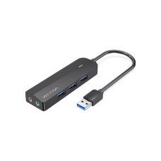 Концентратор VENTION USB 3.0 to 3хUSB 3.0/2хTRS Audio/USB Micro 1.0m (CHIBF)