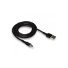 Дата кабель USB 2.0 AM to Micro 5P 1.0m 3A black XO (NB112-M-BK)