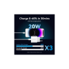 Зарядний пристрій Vention 1xUSB-C PD20W + cable USB-C to Lightning white (G17W0-EU)