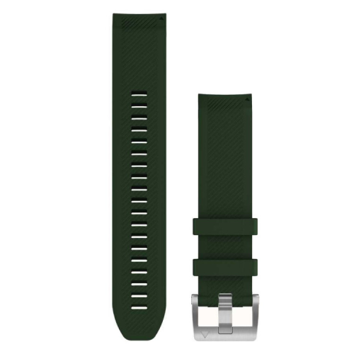 Ремешок для смарт-часов Garmin MARQ, QuickFit 22m, Pine Green Silicone (010-13008-01)