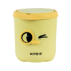Корзина для бумаг Kite Настольный контейнер для мусора, желтый (K24-011-2)