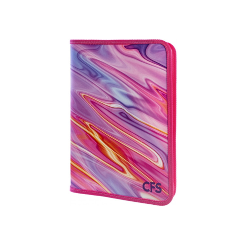 Папка на молнии Cool For School А4 Silk с кольцами (CF32026)