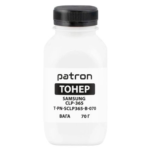 Тонер SAMSUNG CLP-365 BLACK 70г Patron (PN-SCLP365-B-070)