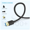 Дата кабель USB 3.0 AM/AM 0.5m US128 black Ugreen (10369)