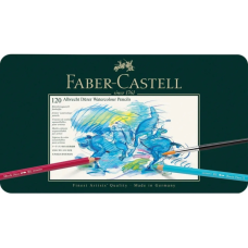 Олівці кольорові Faber-Castell Albrecht Drer акварельні, 120 кольорів в металевій коробці (117511) (15514)