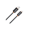 Дата кабель USB 2.0 AM to USB-C 1.0m 3A black XO (NB302-AC.black)