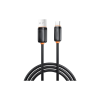 Дата кабель USB 2.0 AM to USB-C 1.0m 3A black XO (NB302-AC.black)