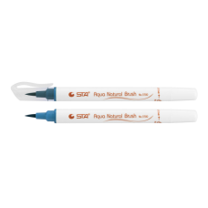 Художній маркер STA пензлик акварельний AQUA NATURAL BRUSH 3700, нічний синій (STA3700-31)