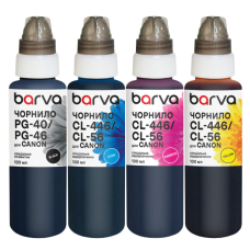 Чорнило Barva Canon PG-46BK pigm + CL-56C/M/Y 4x100 мл, special (CPG46-100-MP)