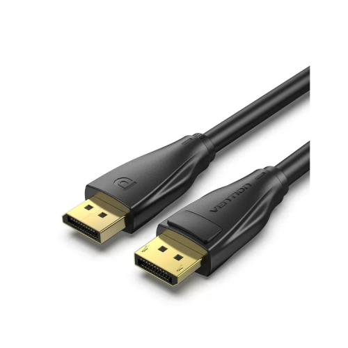 Кабель мультимедийный DisplayPort M to DisplayPort M 1.0m V1.4 8K black Vention (HCDBF)