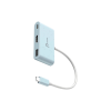 Концентратор J5create USB-C 3-in-1 1xHDMI + 1xUSB 3.2 + 1xUSB-C PD100W blue (JCA379EC-N)