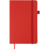 Книга записна Buromax Etalon 125x195 мм 96 аркушів в лінію обкладинка зі штучної шкіри Червона (BM.291260-05)