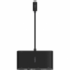 Концентратор Belkin USB-C - Ethernet, HDMI, VGA, USB-A, 100W PD, black (AVC004BTBK)