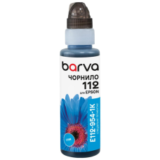 Чорнило Barva Epson 112 100мл, Pigm. Cyan, флакон OneKey (E112-954-1K)