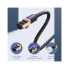 Патч-корд 0.5м, S/FTP cat 7 RJ-45 black Vention (ICDBD)