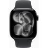 Смарт-годинник Apple Watch Series 11 GPS 42mm Jet Black Aluminium Case with Black Sport Band - S/M (MEQT4RK/A)