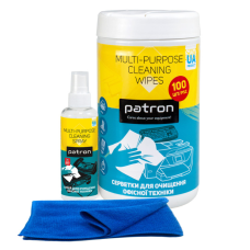 Універсальний чистячий набір Patron Spray f/tech100ml F3-009 +wipesF3-028 +microfi (CS-PN-BUNDL-14)