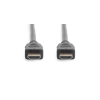 Кабель мультимедійний HDMI M to HDMI M 1.0m 8K Digitus (AK-330124-010-S)