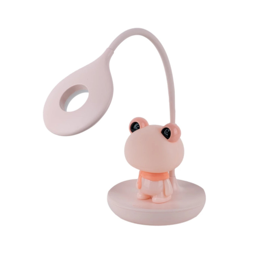 Настільна лампа Kite Froggy LED з акумулятором, рожева (K24-492-3-2)