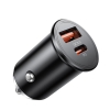 Зарядний пристрій XO CC43 1 USB QC 3.0 + 1 Type-C PD (45W) Black (XO-CC43-BK)