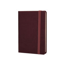 Книга записна Optima Vivella А6 128 аркушів лінія бордо (O20390-18)