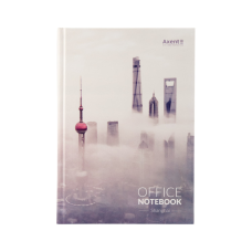 Книга записная Axent Shanghai А4 в твердой обложке 192 листа клетка (8423-24-A)