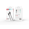 Дата кабель USB 2.0 AM to Lightning 1.0m 2.4A white XO (NB156-L-1-WH)