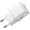 Зарядное устройство Baseus 1xUSB-C 30W + 1xUSB white (P1011160A213-00)