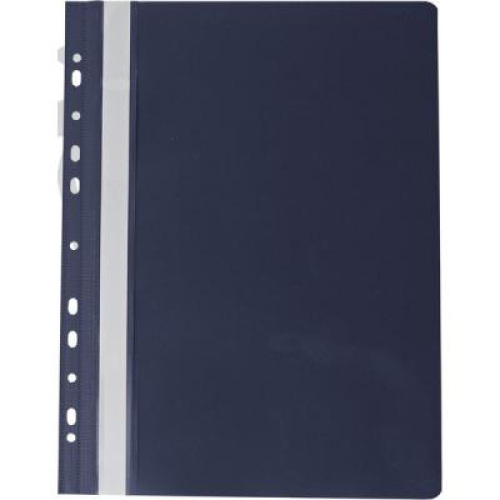 Папка-скоросшиватель Buromax А4, perforated, PVC, black/ PROFESSIONAL (BM.3331-01)