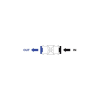Запчастина для 3D-принтера Bambu Lab PTFE Tube Connector, P1P, P1S, X1C, X1E (FAZ006)