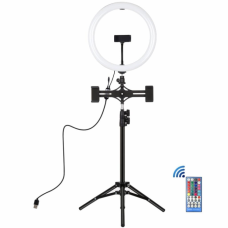 Набір блогера Puluz Ring USB LED lamp PKT3068B 11.8" + tripod 1.1 м (PKT3068B)