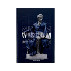 Книга записная Axent Wisdom А4, 96 листов, клетка, темно-синяя (8422-553-A)