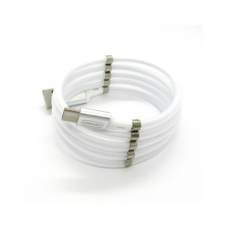 Дата кабель USB 2.0 AM to USB-C 1.0m 2.4A white Denmen (DN-D11T-WH)