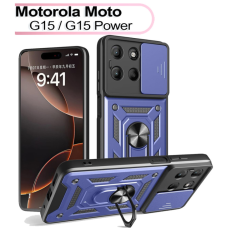 Чохол до мобільного телефона BeCover Military Motorola Moto G15 / G15 Power Blue (713531)