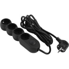 Сетевой удлинитель 2E 2E-U04VESM3BK