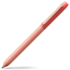 Ручка кулькова Faber-Castell поворотна серії AVORI Inner Fire, колір корпусу рожевий, синя ХВ (1,0 мм) (33071)