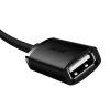 Дата кабель USB 2.0 AM/AF 1.5m cluster black Baseus (B00631101111-00)