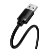 Дата кабель USB 2.0 AM/AF 1.5m cluster black Baseus (B00631101111-00)