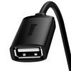 Дата кабель USB 2.0 AM/AF 1.5m cluster black Baseus (B00631101111-00)