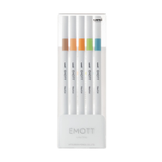 Лайнер UNI набір Emott Nature Color 0.4 мм 5 кольорів (PEM-SY/5C.06NC)