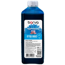 Чорнило Barva Epson 112 1л, Pigm. Cyan (E112-960)
