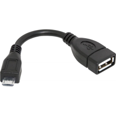Перехідник OTG USB 2.0 AF to Micro 5P 0.08m Defender (87300)