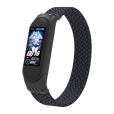 Ремешок для фитнес браслета Armorstandart Braided Solo Loop для Xiaomi Mi Band 4/5/6 Charcoal size S (ARM59179)