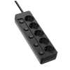 Мережевий фільтр живлення ColorWay CW-PSEA55SBK 5 розеток5м (CW-PSEA55SBK)