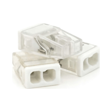 Соединитель кабеля 2-pin самозажимна аналог WAGO К773-202, 50штпак Voltronic (K773-202G/50)