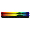 Модуль пам'яті для комп'ютера DDR5 16GB (2x8GB) 5200 MHz Beast RGB Kingston Fury (ex.HyperX) (KF552C36BBEAK2-16)